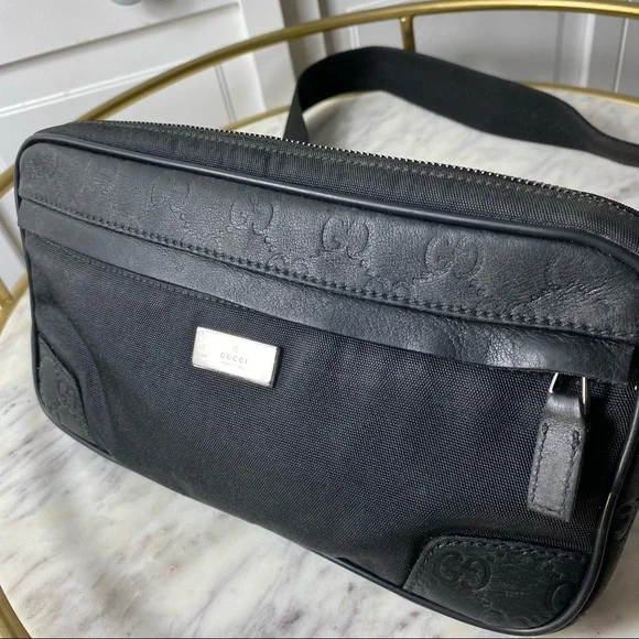 ✨Vintage Gucci GG Supreme Belt Bag Fanny Pack Bumbag Beige Coated Canvas Italy✨ - Picture 12 of 16